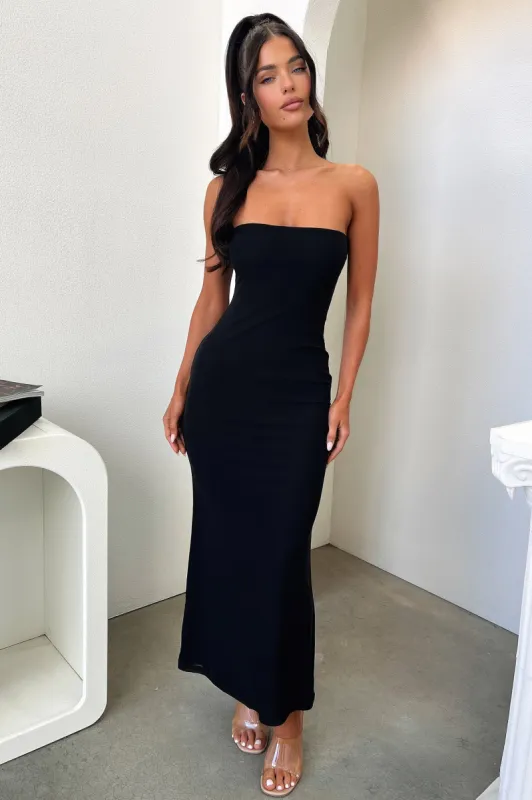 Carina Maxi Dress - Black sold by Thats So Fetch