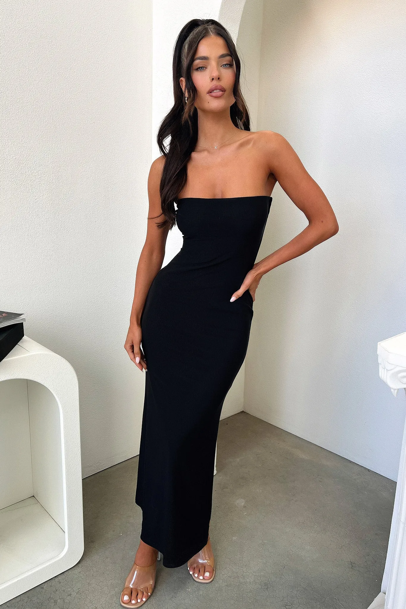 Carina Maxi Dress - Black sold by Thats So Fetch product image thumbnail 3