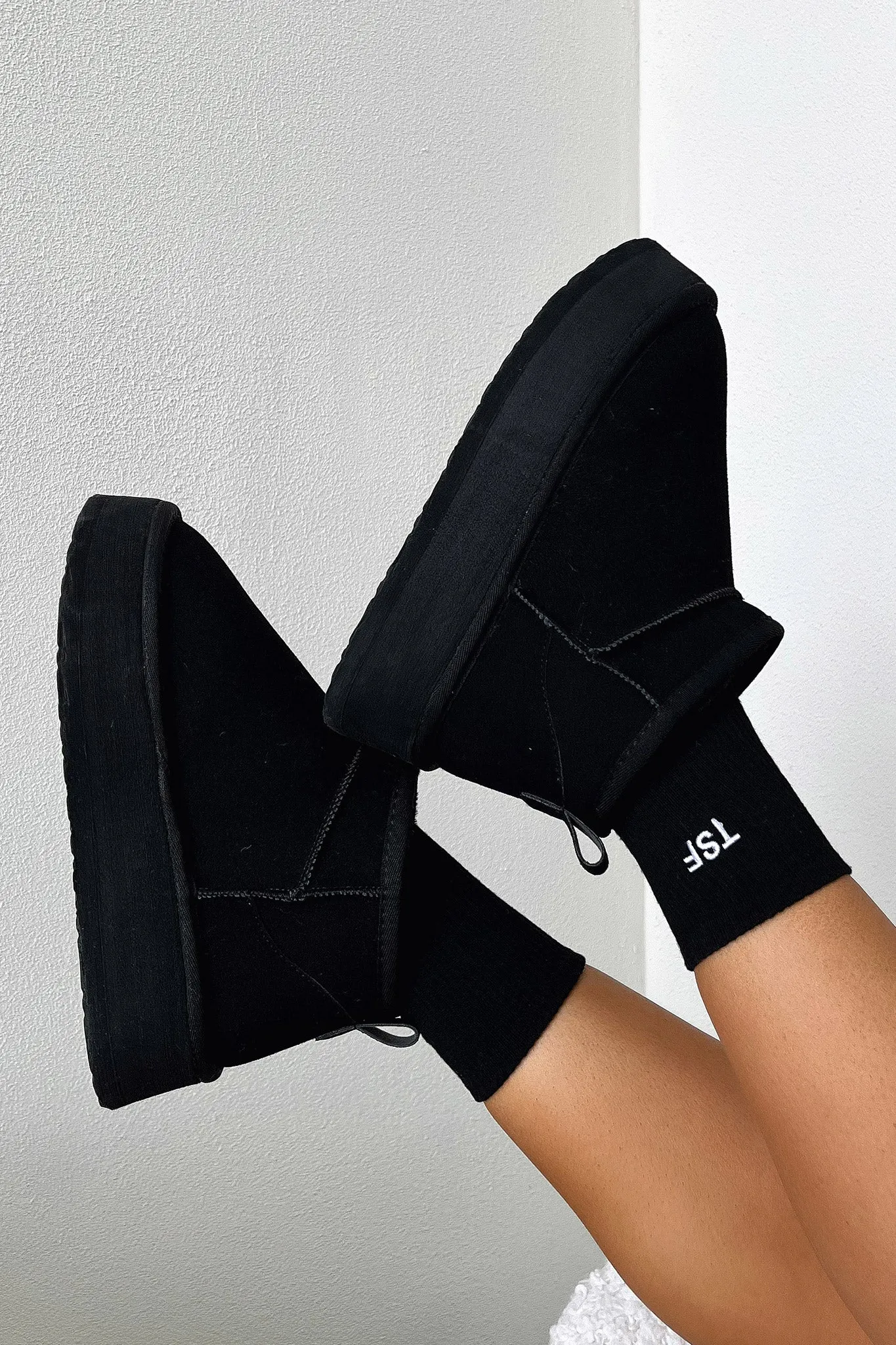 Eesha Platform Boots - Black sold by Thats So Fetch product image thumbnail 2