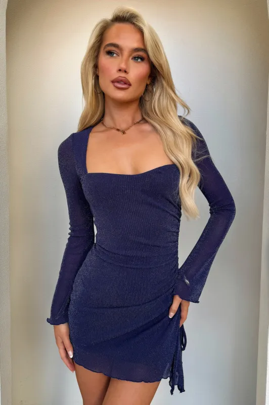 Georgina Dress - Navy sold by Thats So Fetch