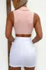 Midgi Denim Skirt - White sold by Thats So Fetch
