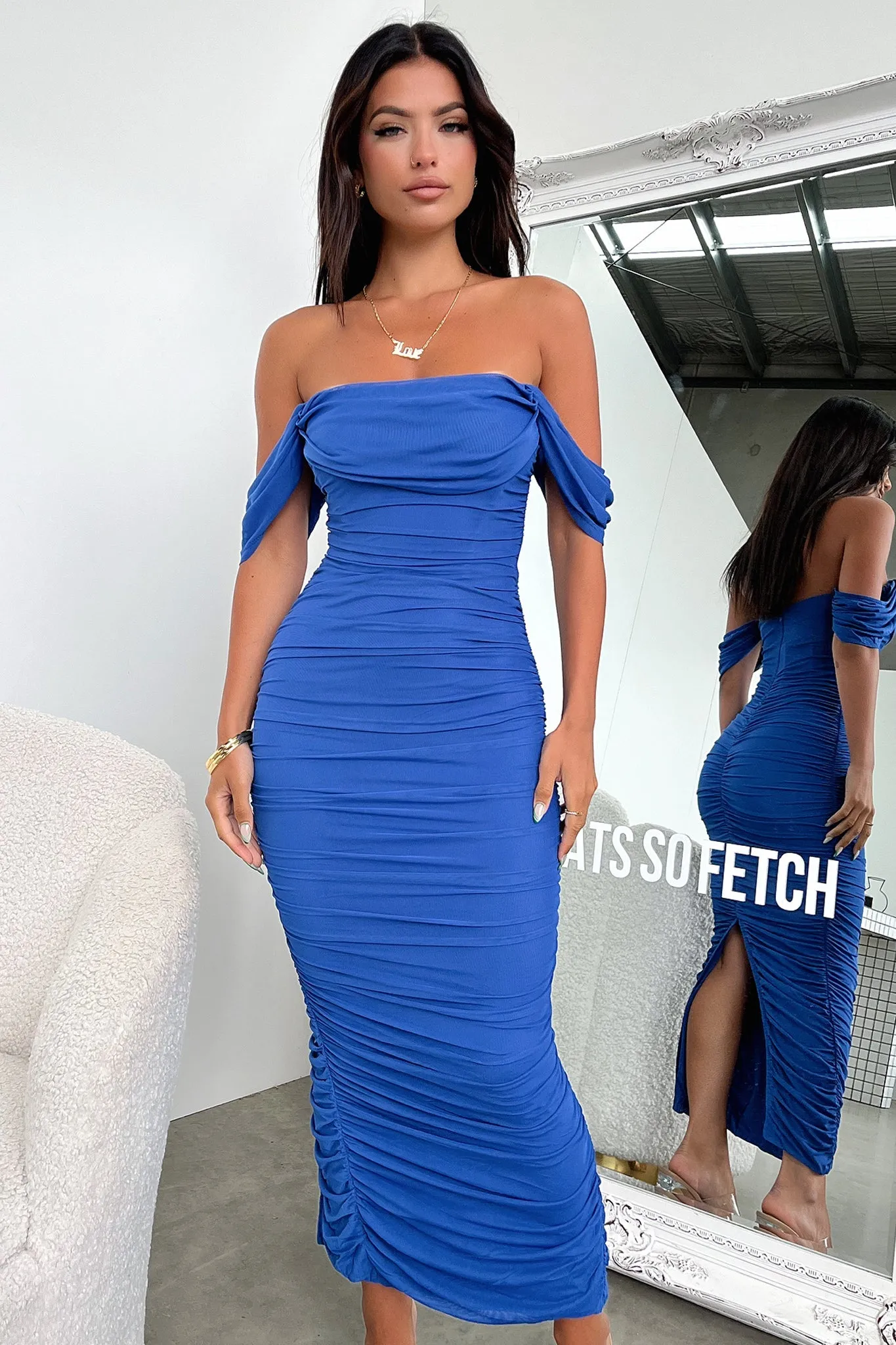 Lucinda Maxi Dress - Royal Blue sold by Thats So Fetch product image thumbnail 4