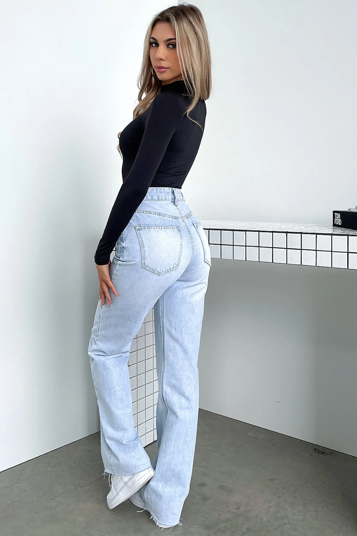 Jora Long Sleeve Bodysuit - Black sold by Thats So Fetch product image thumbnail 4