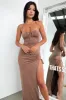 Imana Maxi Dress - Brown sold by Thats So Fetch