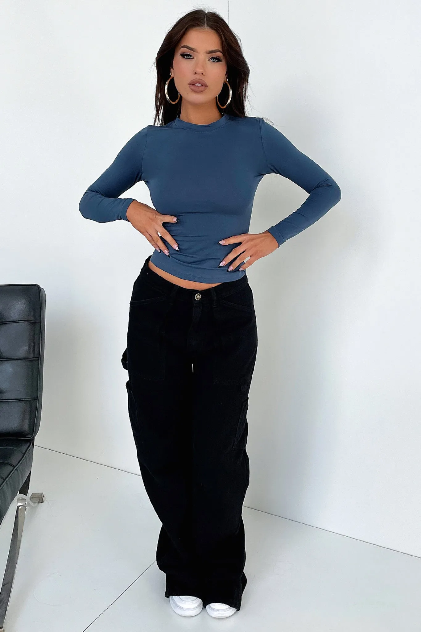 Lemar Long Sleeve Tee - Navy sold by Thats So Fetch product image thumbnail 5