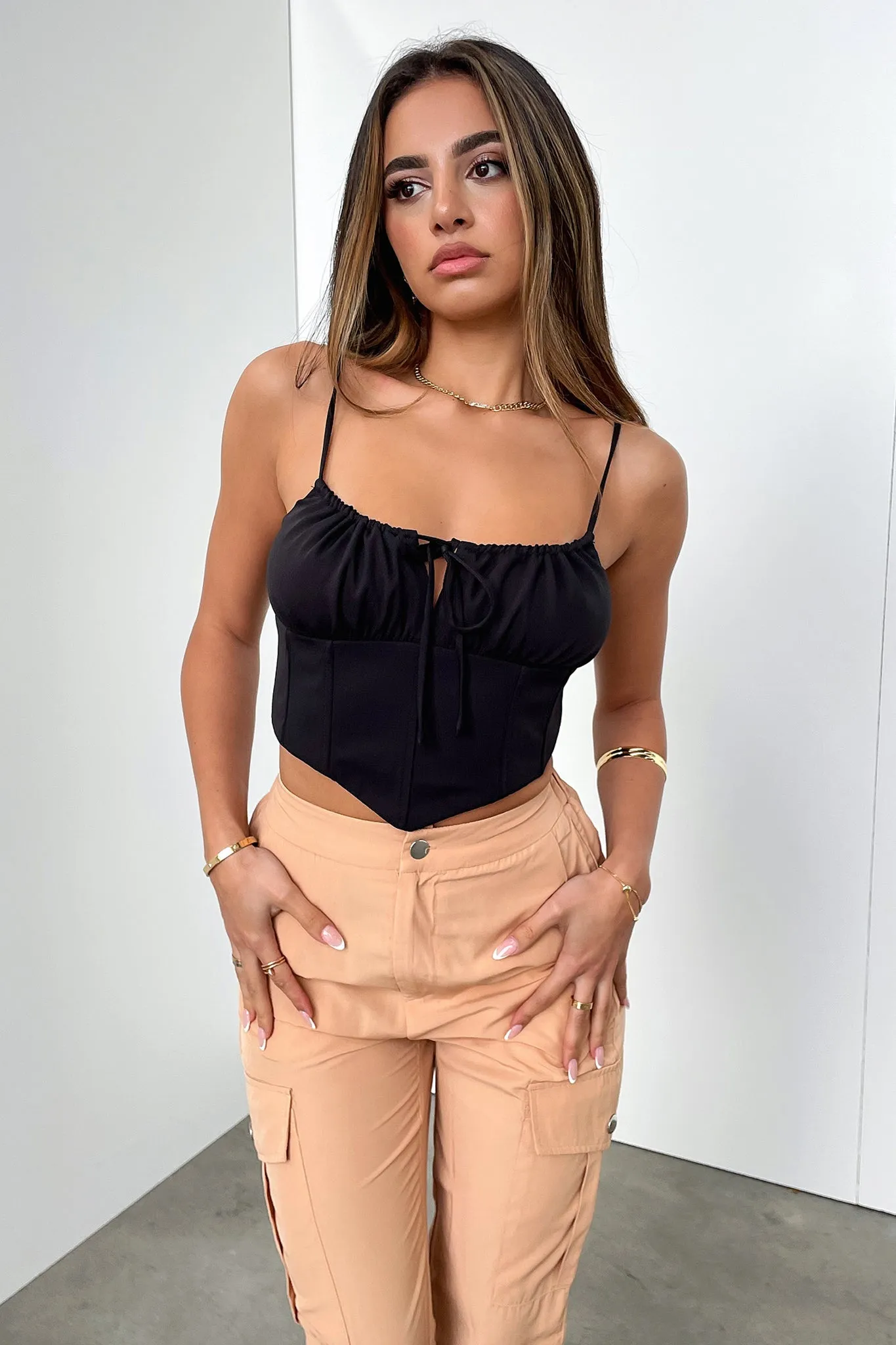 Mendez Bustier - Black sold by Thats So Fetch