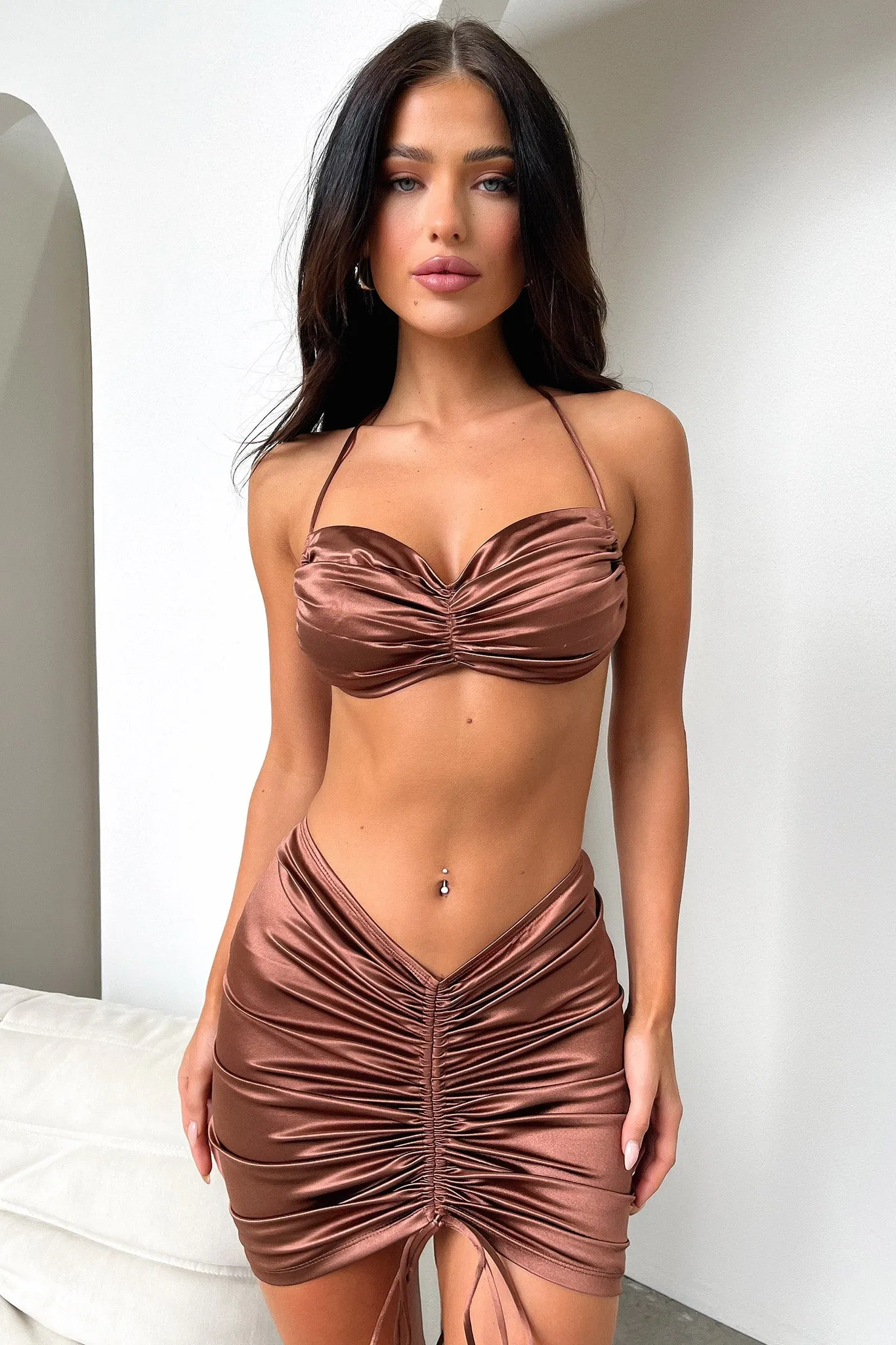 Alannah Crop - Brown sold by Thats So Fetch product image thumbnail 4