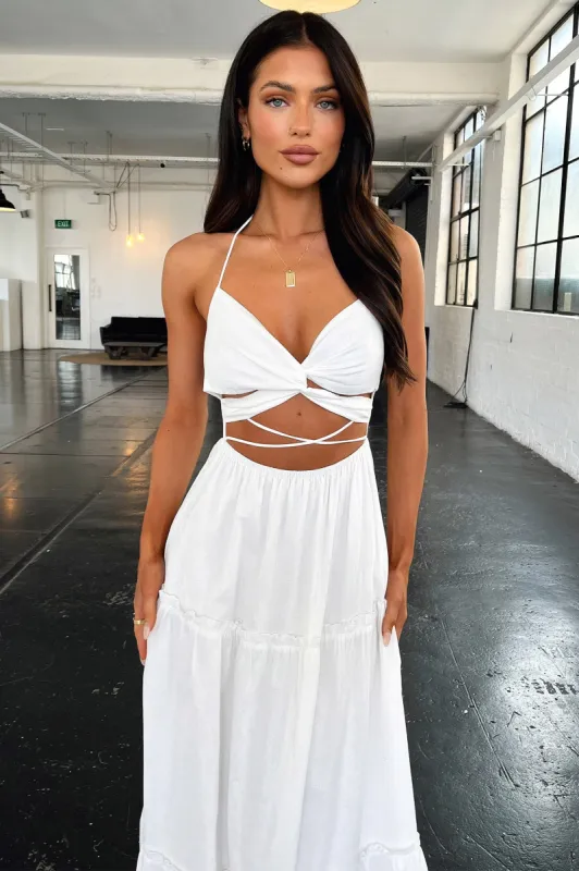 Lucy Maxi Dress - White sold by Thats So Fetch