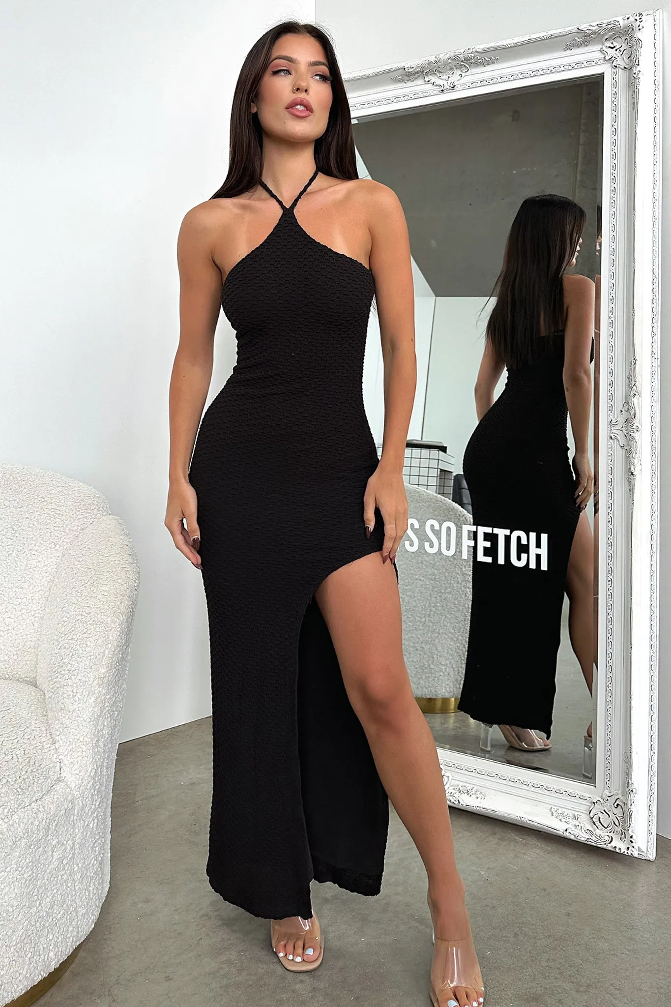 Jayda Maxi Dress - Black sold by Thats So Fetch