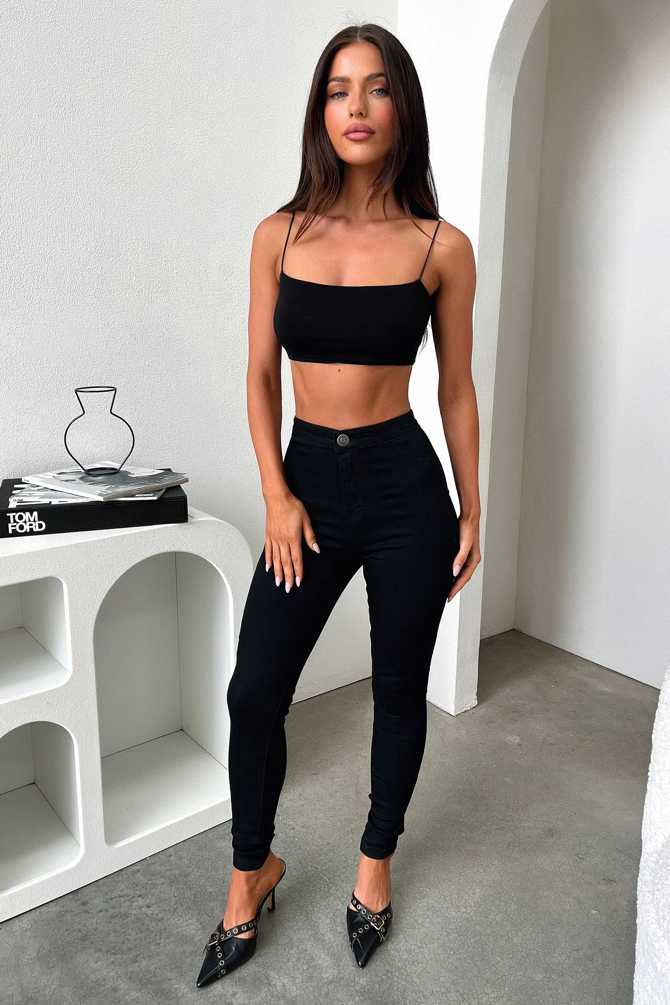 Arrah Skinny Leg Jeans - Black sold by Thats So Fetch product image thumbnail 2