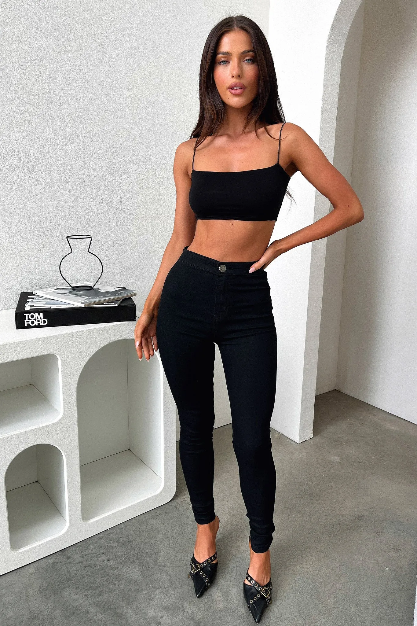 Arrah Skinny Leg Jeans - Black sold by Thats So Fetch product image thumbnail 3