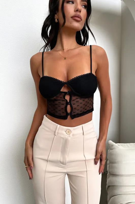 Kacey Crop - Black sold by Thats So Fetch