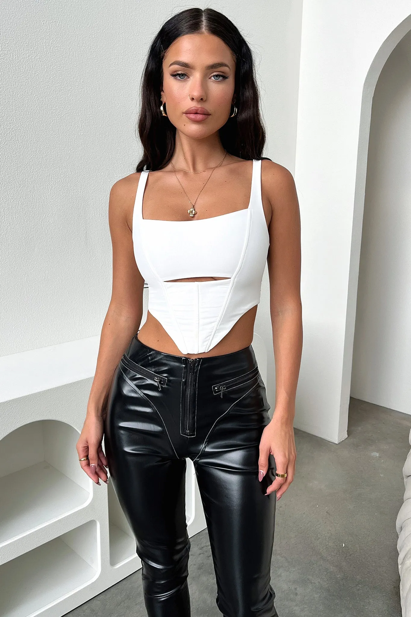 Destiny Crop - White sold by Thats So Fetch