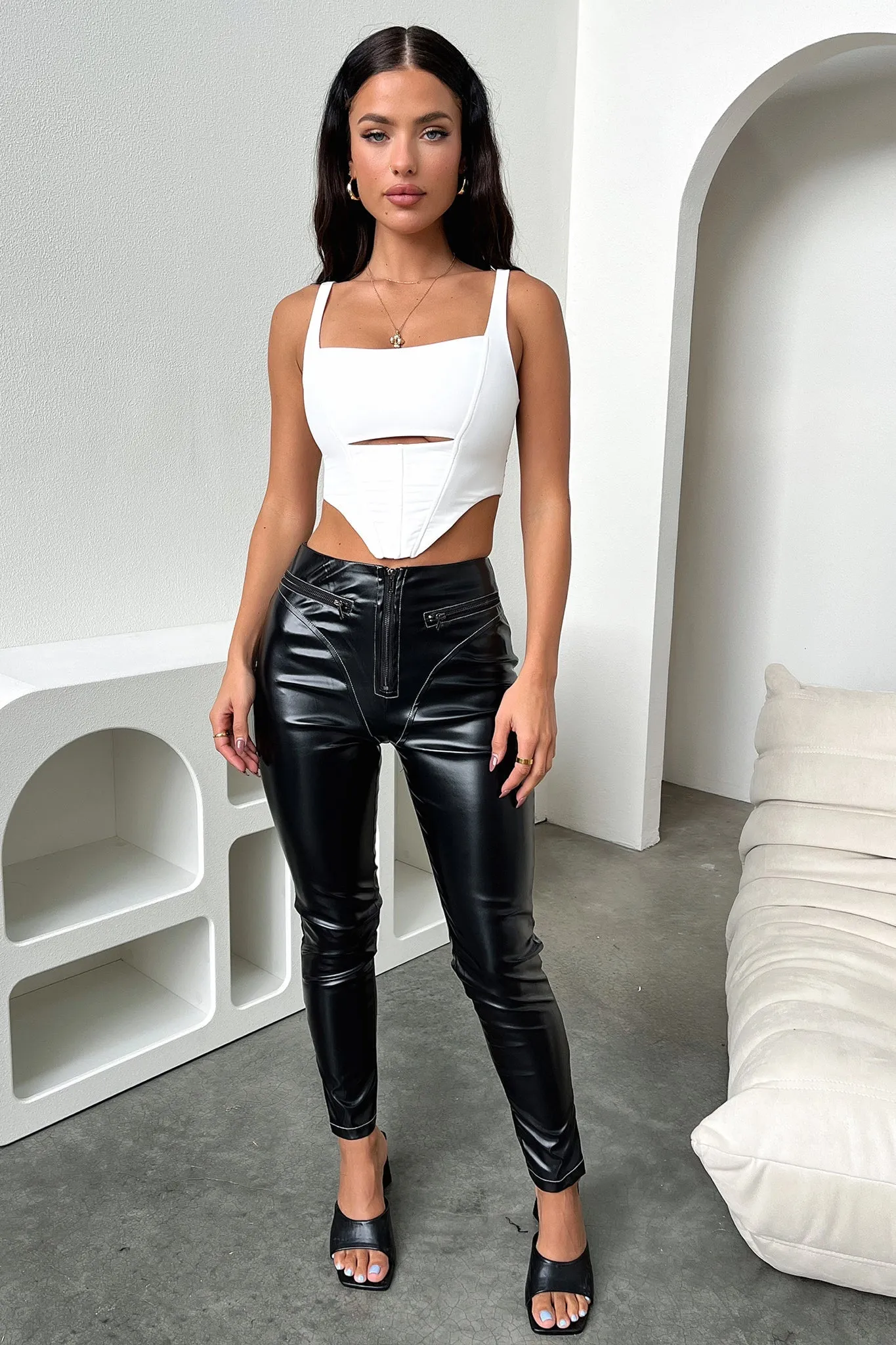 Destiny Crop - White sold by Thats So Fetch product image thumbnail 2