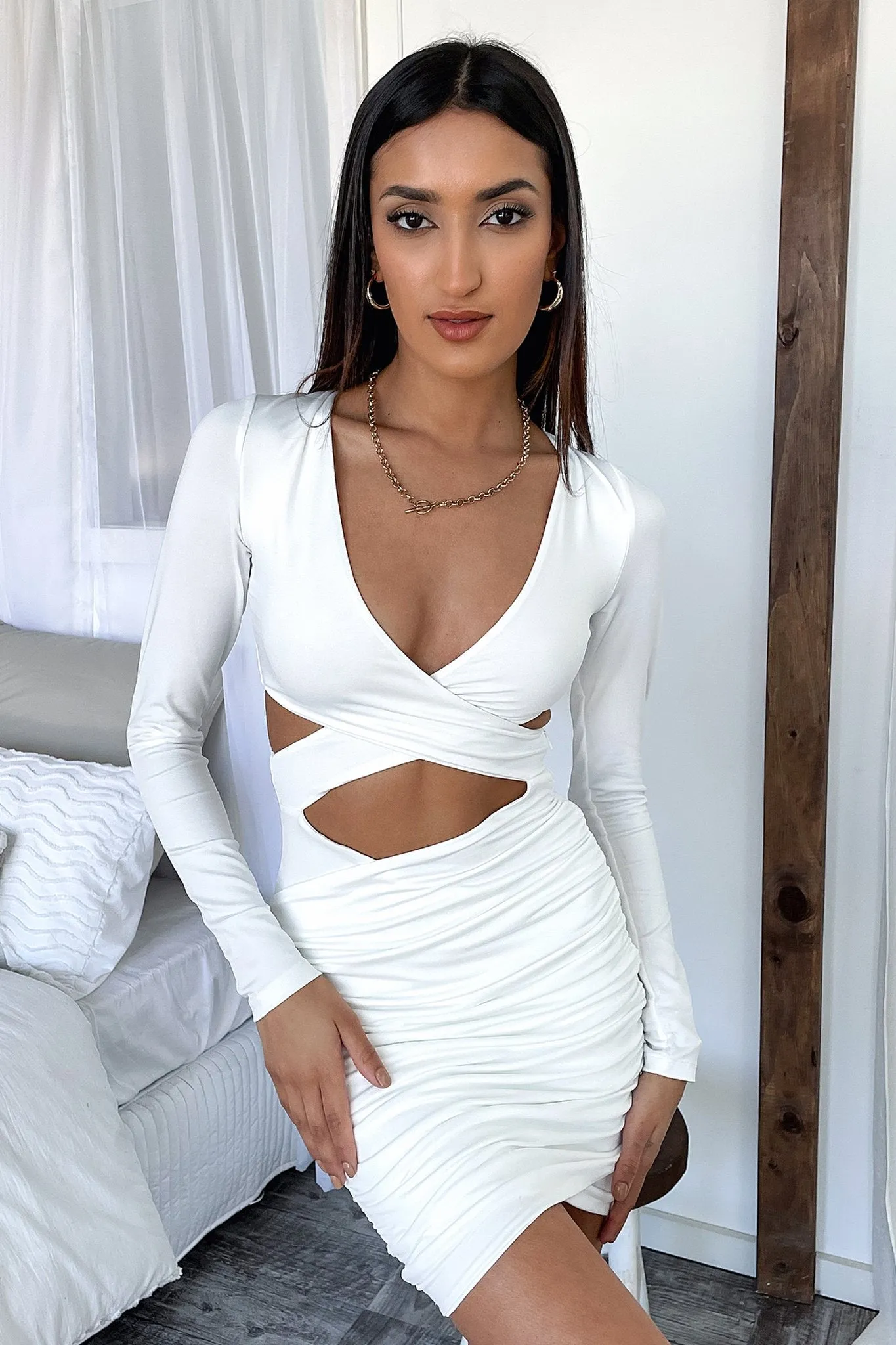 Lucia Dress - White sold by Thats So Fetch product image thumbnail 4