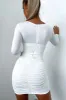 Amora Mini Dress - White sold by Thats So Fetch