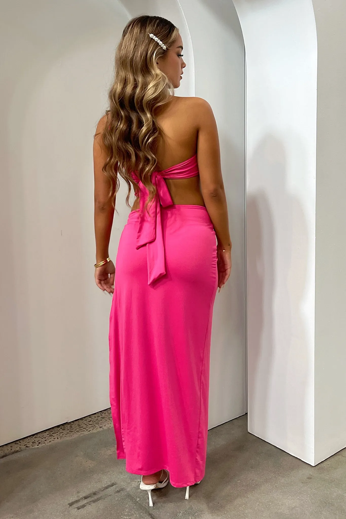 Victoria Maxi Skirt - Pink sold by Thats So Fetch product image thumbnail 5