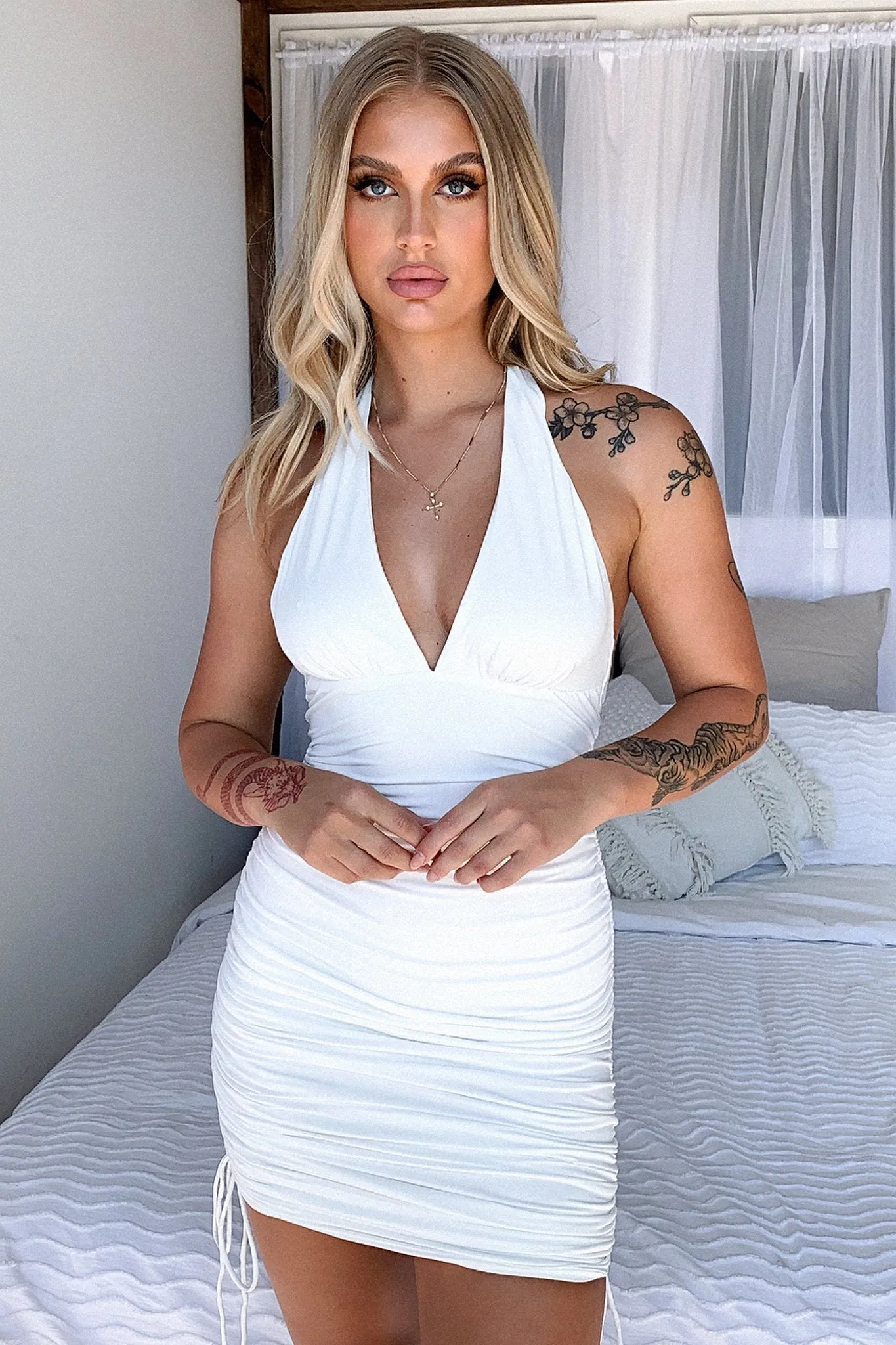 Zion Dress - White sold by Thats So Fetch product image thumbnail 5