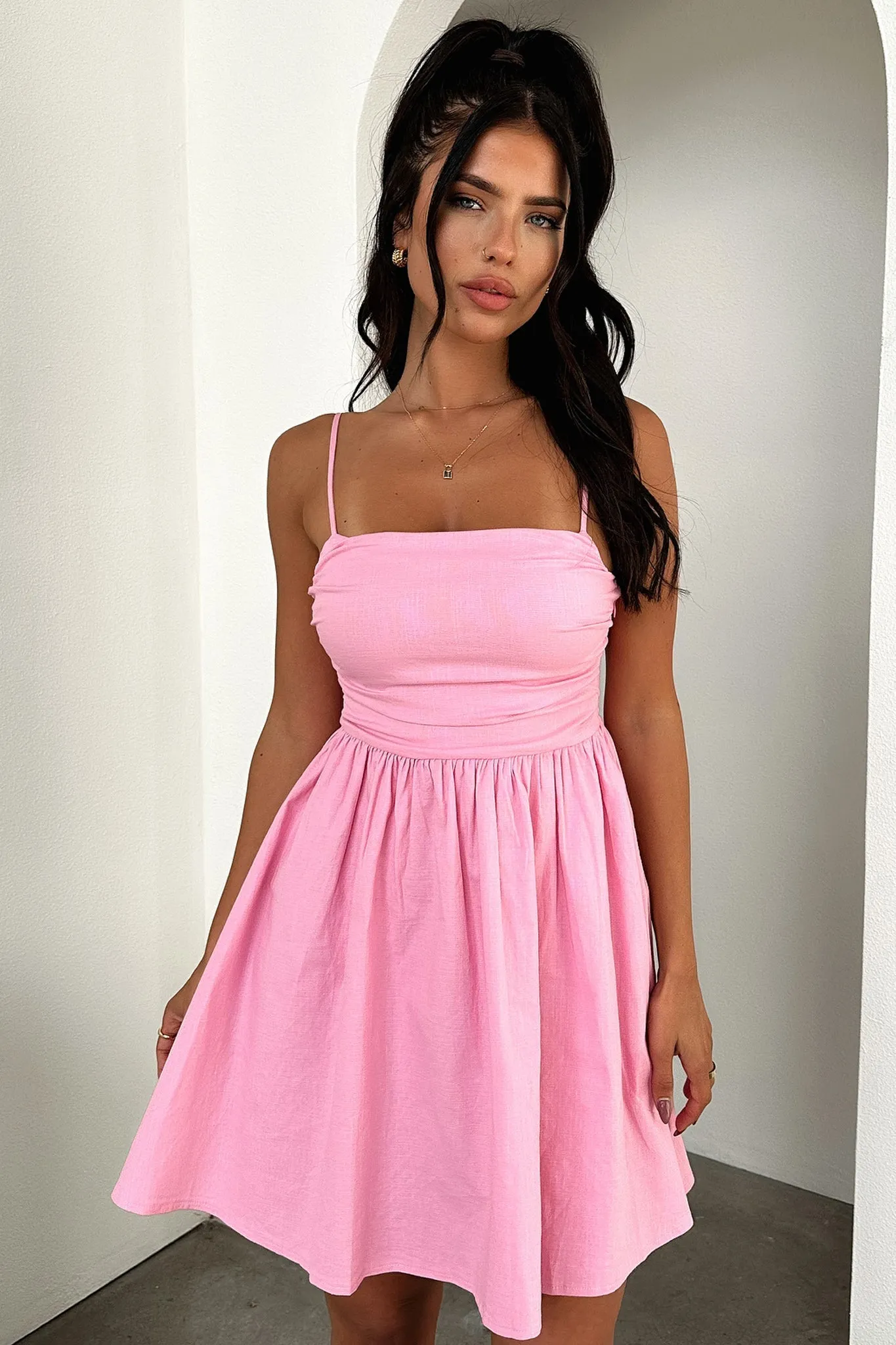 Miley Mini Dress - Pink sold by Thats So Fetch product image thumbnail 3