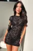Claudia Dress - Black Lace sold by Thats So Fetch
