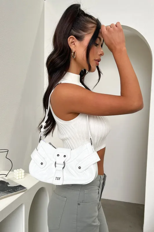 Nevaeh Shoulder Bag - White sold by Thats So Fetch