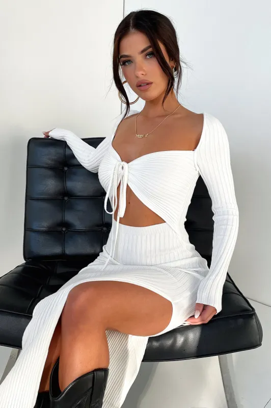 Julius Midi Dress - White sold by Thats So Fetch