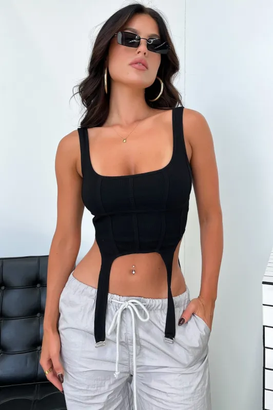 Azriel Corset - Black sold by Thats So Fetch