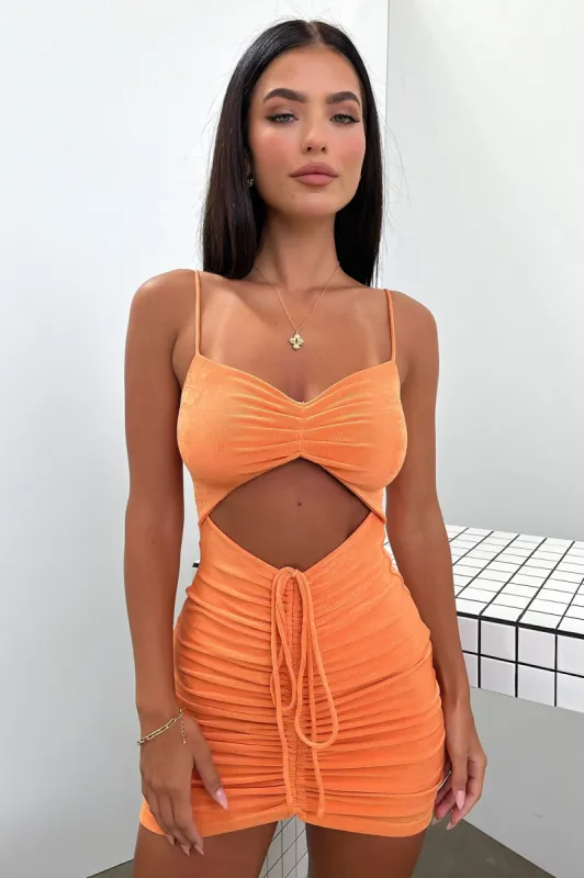 Billie Dress - Orange sold by Thats So Fetch