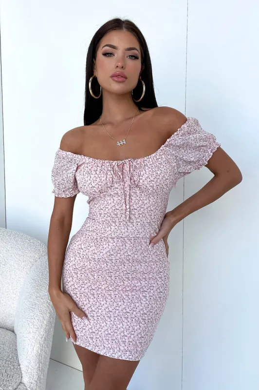 Alma Dress - Pink Floral sold by Thats So Fetch