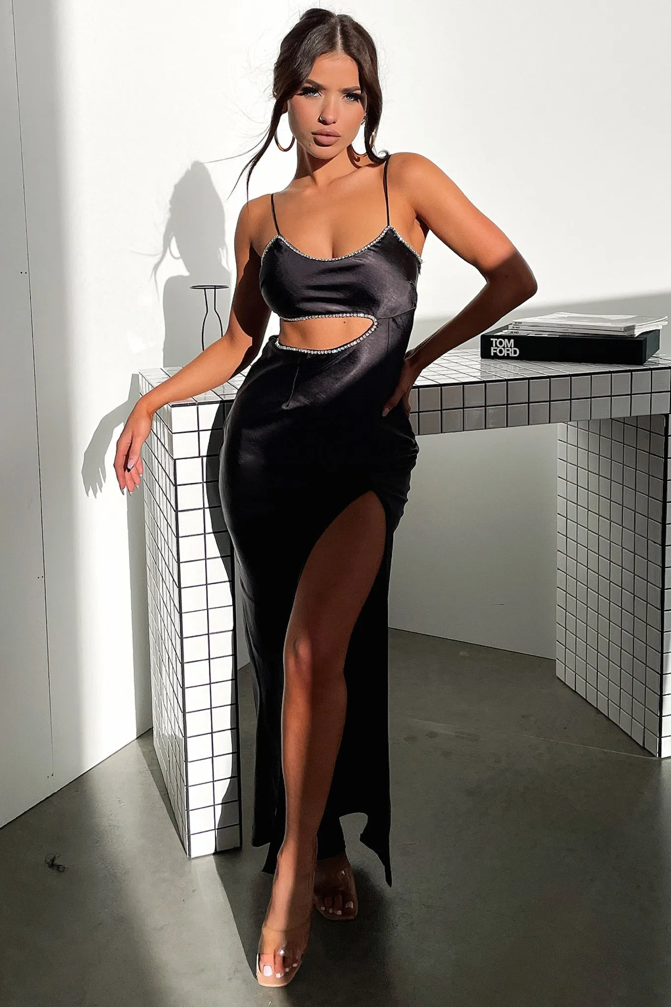 Kiara Maxi Dress - Black sold by Thats So Fetch product image thumbnail 5