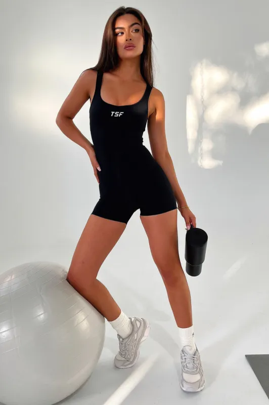 Zyer Unitard - Black sold by Thats So Fetch