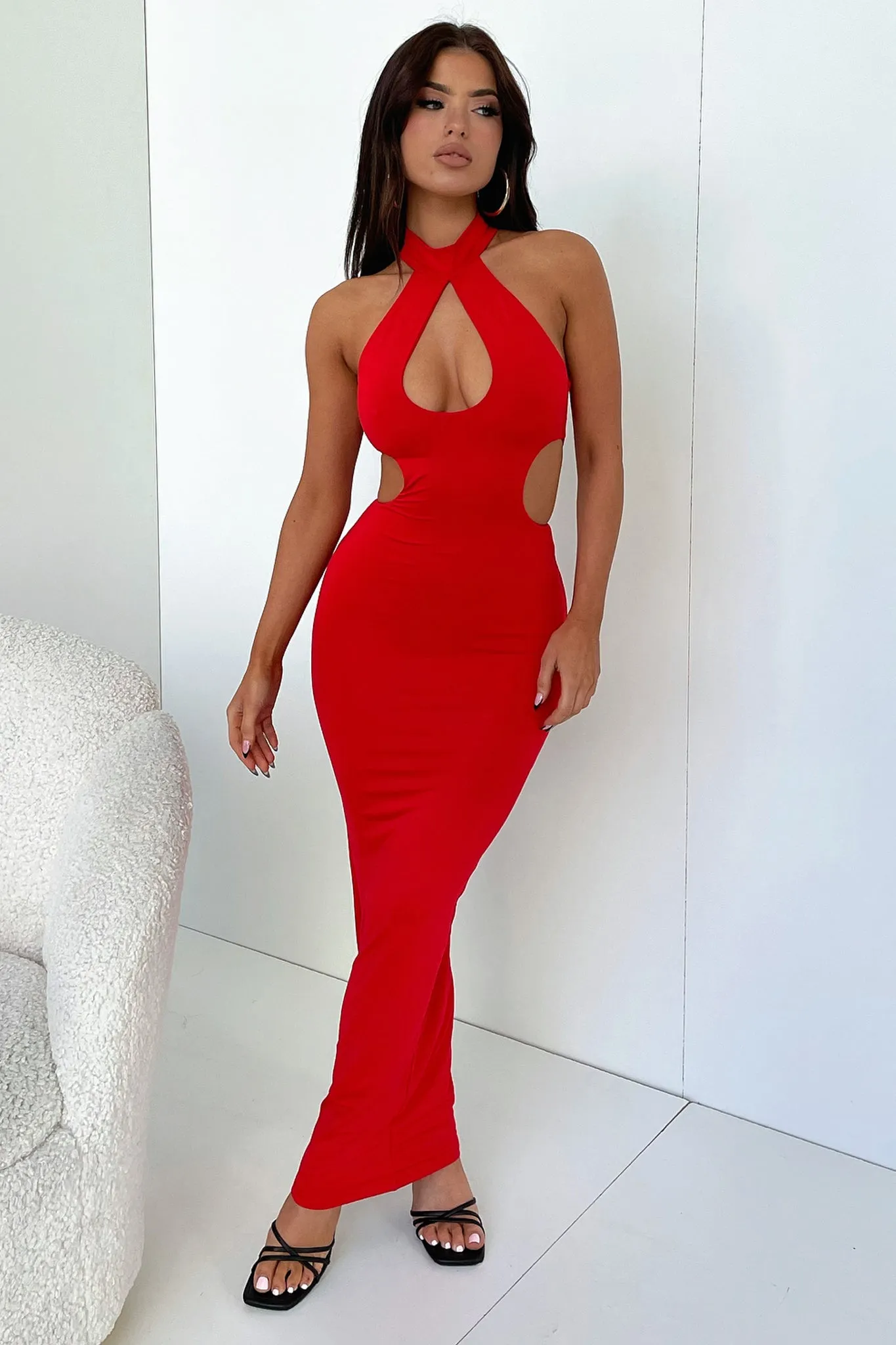 Gianna Maxi Dress - Red sold by Thats So Fetch product image thumbnail 3