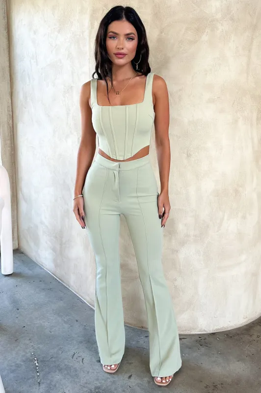 【HI FI FNK】Tez Wide Flare Pants Tez Wide Flare Pants (2color) - HIFIFNK