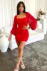 Octavia Dress - Red sold by Thats So Fetch