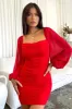 Octavia Dress - Red sold by Thats So Fetch