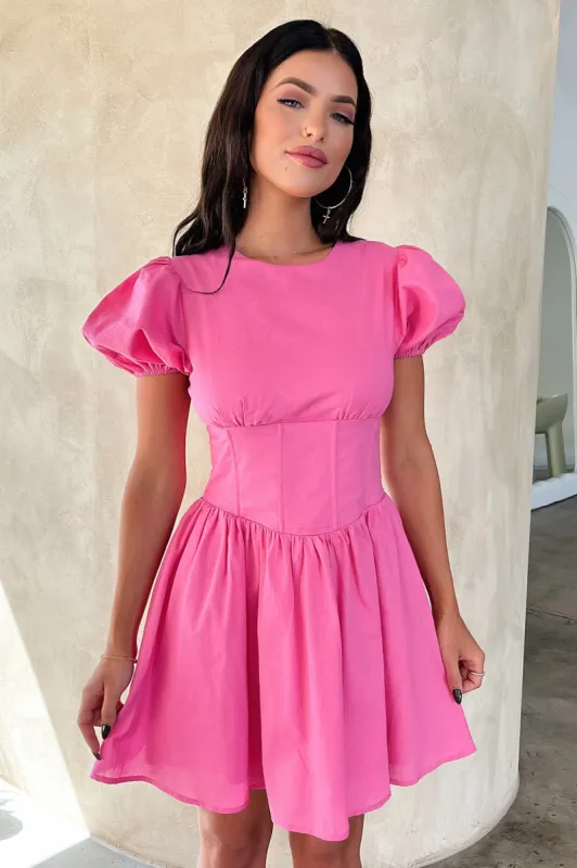 Jordyn Dress - Hot Pink sold by Thats So Fetch