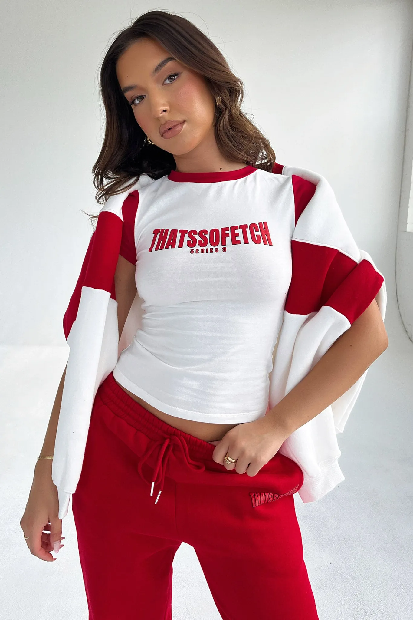 Series 9 Tee - Red sold by Thats So Fetch