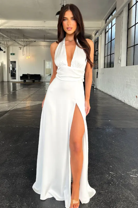 Neriah Maxi Dress - White sold by Thats So Fetch