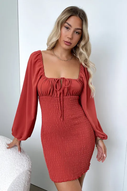 Ella Dress - Rust sold by Thats So Fetch