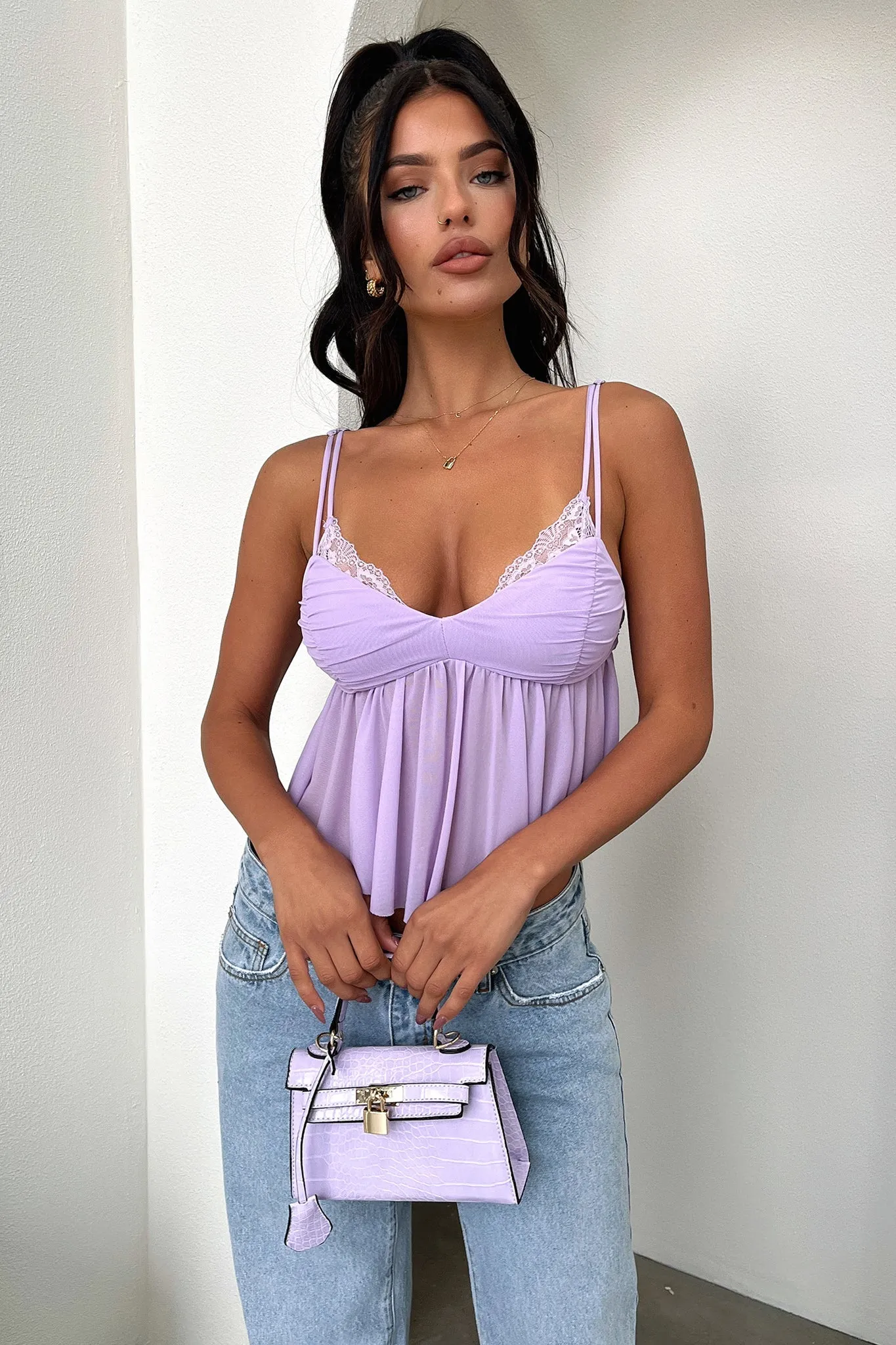 Alaria Crop - Lilac sold by Thats So Fetch product image thumbnail 2