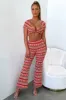 Motel Flare Pants - Red/Orange sold by Thats So Fetch