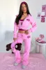 Series 5 Low Rise Sweatpants - Pink/Burgundy sold by Thats So Fetch