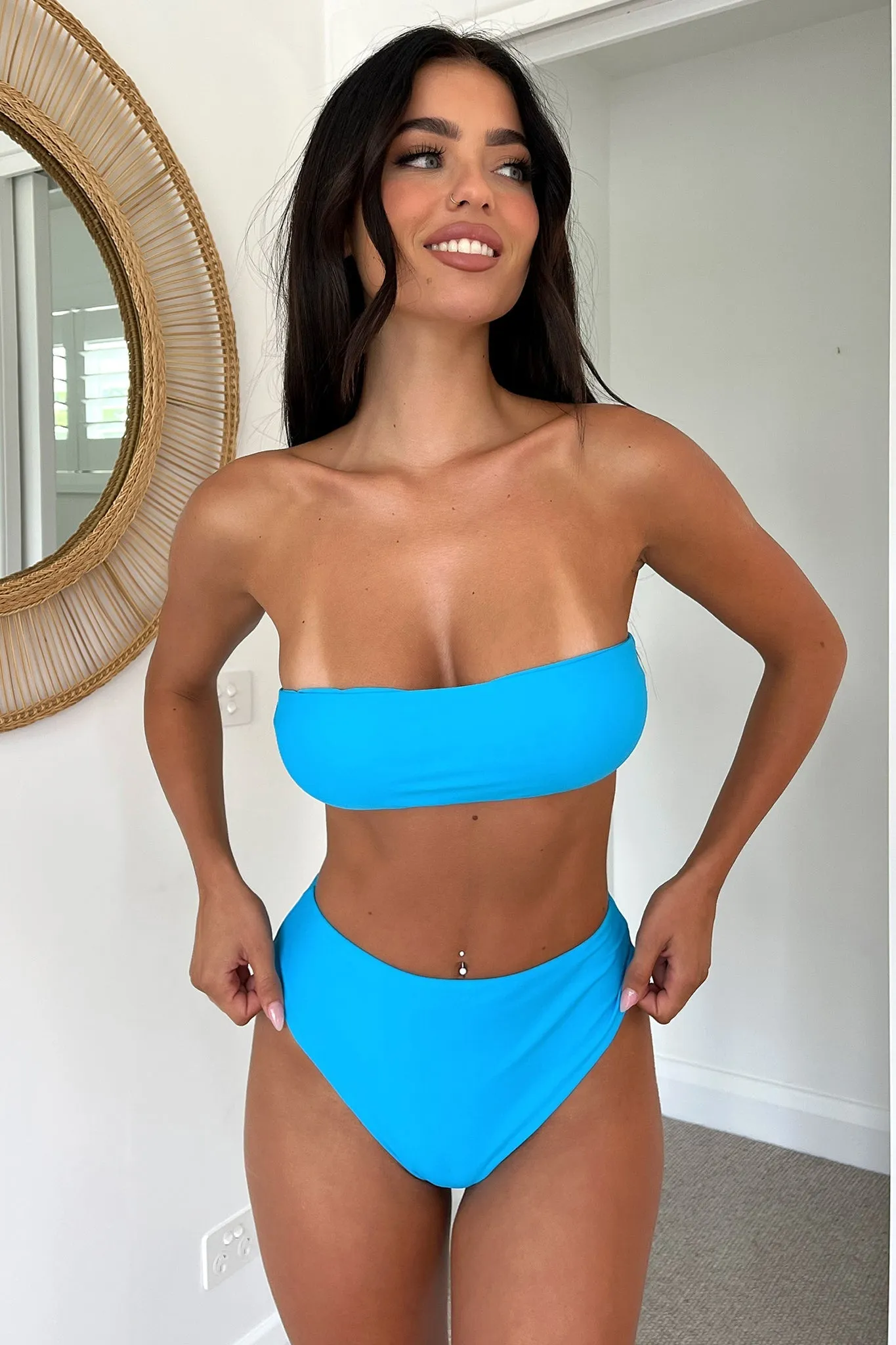 Orla Bikini Top - Blue sold by Thats So Fetch product image thumbnail 3