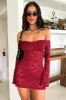 Zila Dress - Burgundy sold by Thats So Fetch