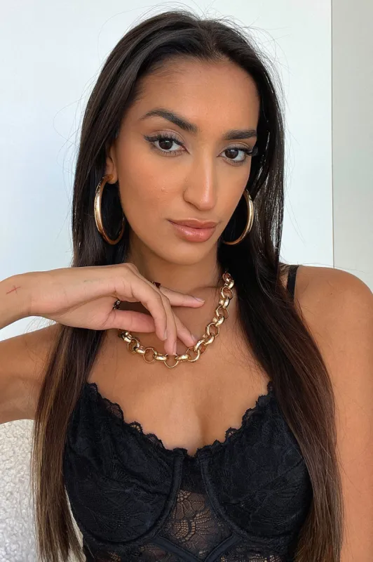 India Hoops - Gold sold by Thats So Fetch