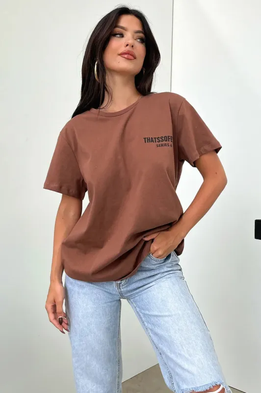 Series 6 Tee - Brown sold by Thats So Fetch