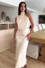 Santorini Maxi Dress - Champagne sold by Thats So Fetch