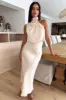 Santorini Maxi Dress - Champagne sold by Thats So Fetch