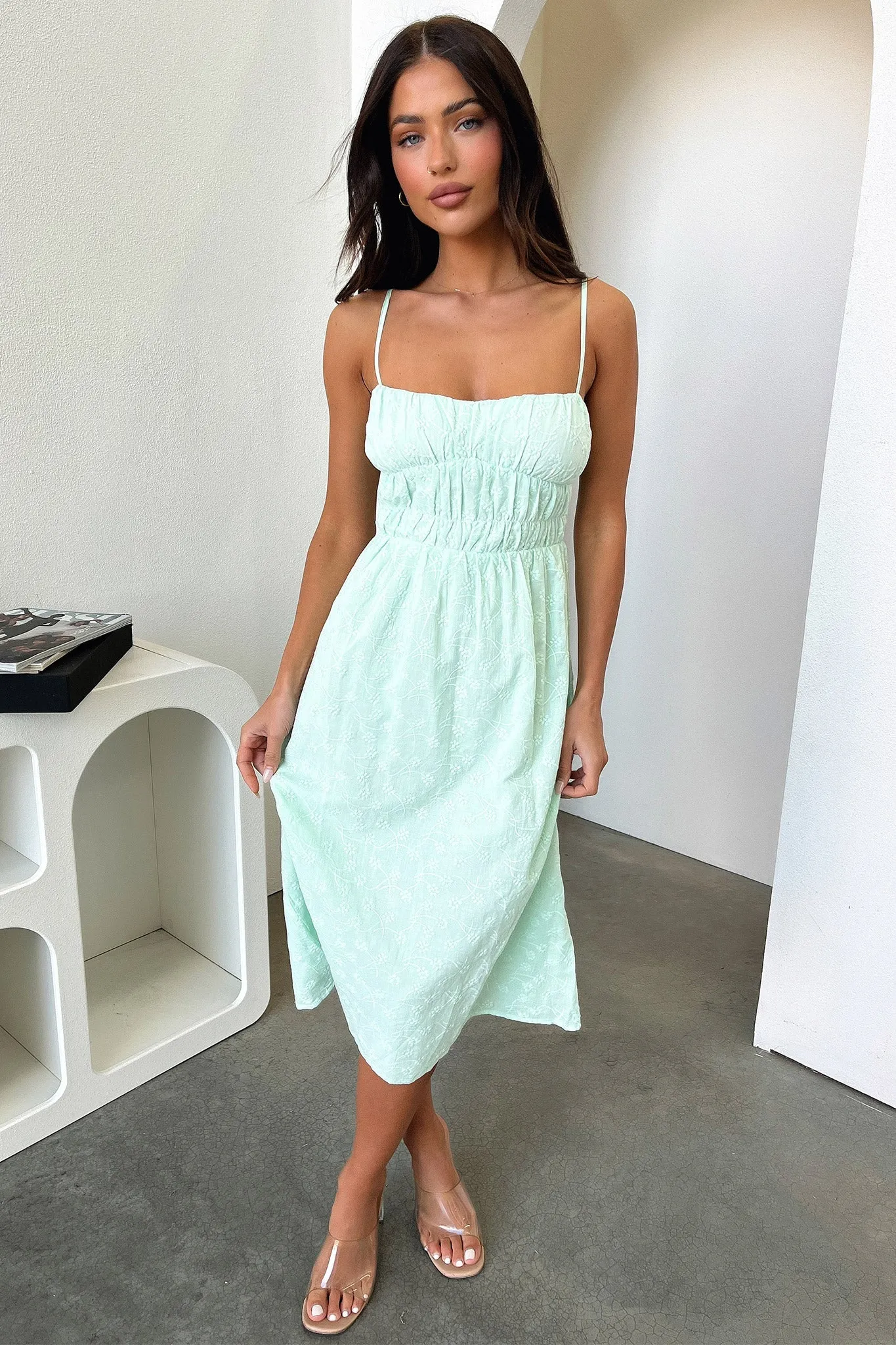 Mik Midi Dress - Sage sold by Thats So Fetch