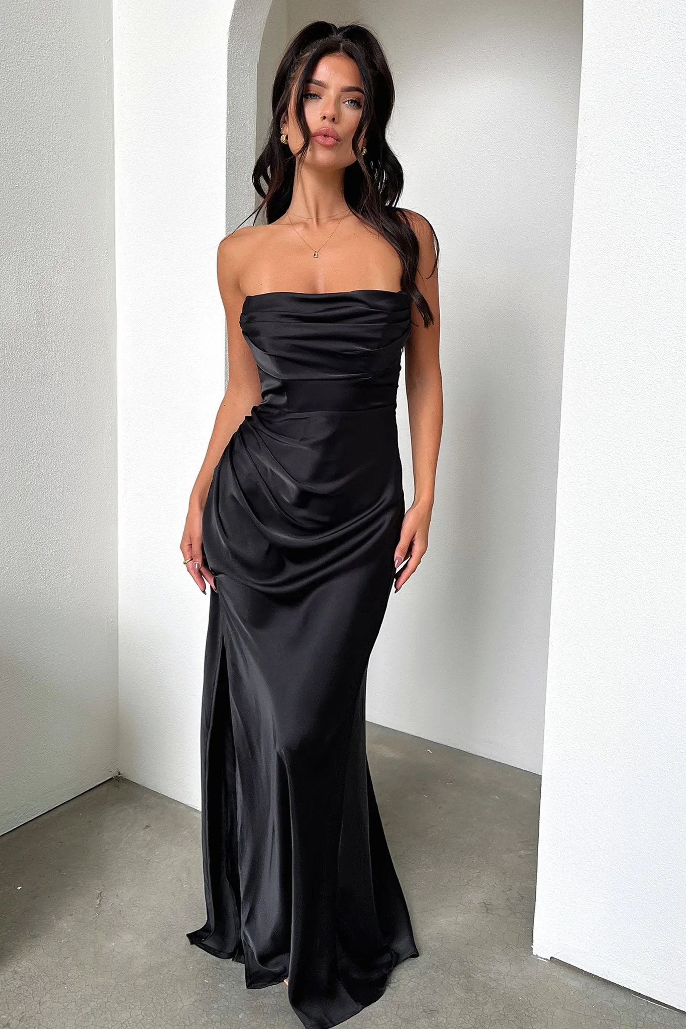 Lola Maxi Dress - Black sold by Thats So Fetch product image thumbnail 2